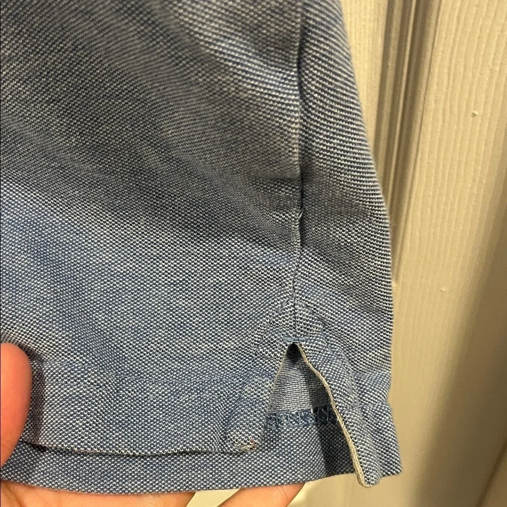 Banana Republic Slate Blue Polo Shirt